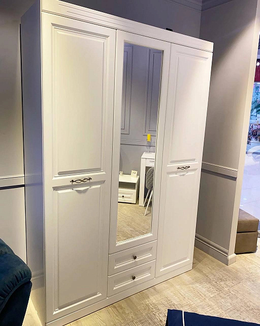 Олимп Шкаф распашной ШР-3 - белый